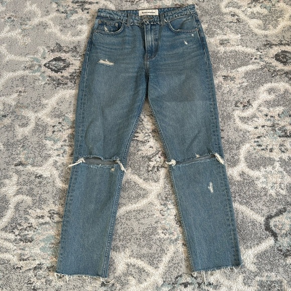 Reformation Julia Jeans In Savu Wash - Picture 2 of 14